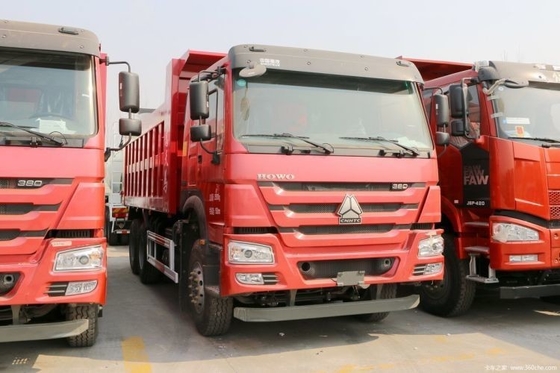 Ecrã de toque Sim 6X4 6 metros camiões de lixo Sinotruk HOWO camião pesado 380 HP 0 KM carro usado