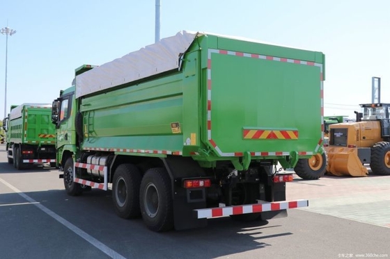 Usado Shacman Delong X3000 400 HP 6X4 5.8m camião de descarga com cadeira de motorista de suspensão pneumática