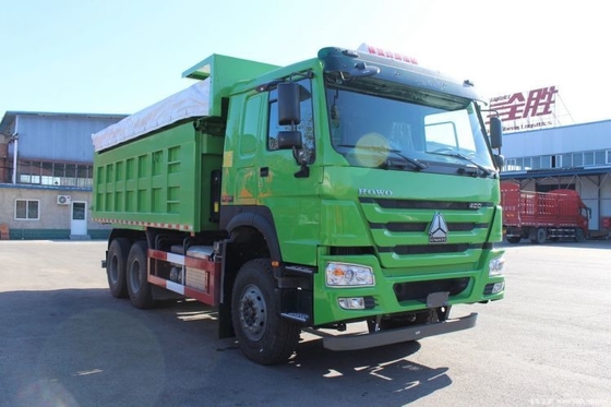 Câmera traseira 360° Sinotruk HOWO caminhão pesado 400 HP 6X4 6 metros camiões de lixo