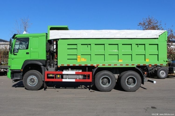 Câmera traseira 360° Sinotruk HOWO caminhão pesado 400 HP 6X4 6 metros camiões de lixo