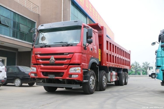 Automóveis usados Sinotruk HOWO Caminhão pesado 380 HP 8X4 8,2m Caminhões de lixo